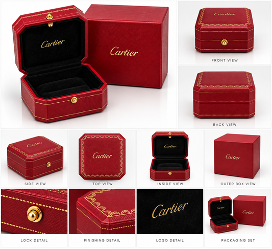 Luxury Red Jewelry Presentation Box